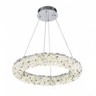 Люстра светодиодная Luminaria LED хрустальная с пультом 94 Вт хром ELISA CRYSTAL 94W R CHROME