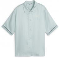 Поло Puma INFUSE WOVEN SHIRT 62431222 р.M блакитний