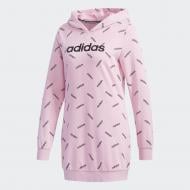 Джемпер Adidas W AOP HDY DW8019 р. S розовый