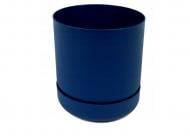 Горщик пластиковий Form Plastic Сатина-13 круглий 1,5 л синій (4240-072)