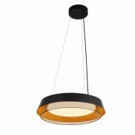 Светильник светодиодный Luminaria LED подвесной 37 Вт черный NORD 37W R400 BLACK/GOLD
