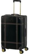 Чемодан Rock Vintage (M) Black 57 л черный
