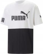 Футболка Puma POWER COLORBLOCK TEE 67332102 р.XL белый