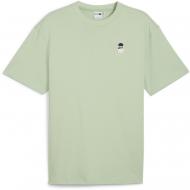 Футболка Puma DOWNTOWN 180 LOGO TEE 62437589 р.L зелений