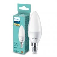 Лампа светодиодная Philips 4,9 Вт B35 E14 220 В 2700 К 929003541103 Лампа светодиодная Philips 4,9 Вт B35 E14 220 В 2700 К 929003541103