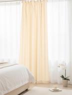 Штора на тесьме 200x280 см ванильная 1951/03 Deco