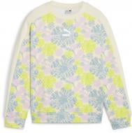 Джемпер Puma T7 SNFLR AOP CREW TR G 62444587 р.176 разноцветный