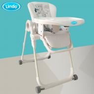 Стульчик для кормления Lindo белый 174 white