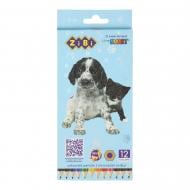 Карандаши цветные Собаки и кошки SMART Line 12 цветов ZB.2427 ZiBi