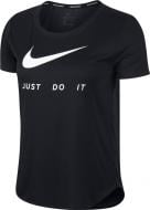 Футболка Nike W NK TOP SS SWSH RUN CJ1970-010 р.L чорний Футболка Nike W NK TOP SS SWSH RUN CJ1970-010 р.L чорний