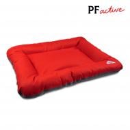 Лежак Pet Fashion АSKOLD № 4, 80х60х13 см, червоно-сірий