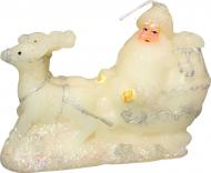 Свеча Санта на санях 12,4х4,5х8,7 см