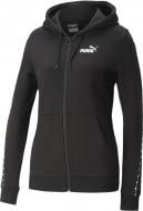 Джемпер Puma PUMA POWER TAPE FULL-ZIP HOODIE TR 67422601 р.XS черный