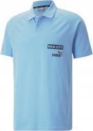 Футболка Puma MCFC CASUALS POLO 76773522 р.L голубой