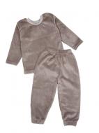 Пижама для мальчиковдля девочек Маленькие люди р.92-98 бежевый