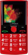 Мобільний телефон Sigma mobile Comfort 50 Solo red