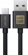 Кабель Luxe Cube 3A/60W USB micro to USB 1 м черный (8889996896981)