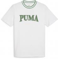 Футболка Puma SQUAD BIG GRAPHIC TEE 67896753 р.M білий