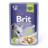 Консерва Brit Premium для котів філе форелі в желе пауч 85 г