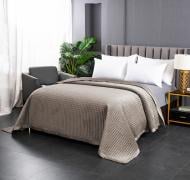 Покрывало Velvet Preston 240x260 см La Nuit серый