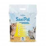 Наполнитель Природа для кошачьего туалета Sani Pet, древесный, лимон, 5 кг