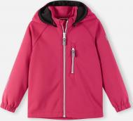 Куртка для девочек Reima Softshell Vantti р.128 красный 5100009A-3610