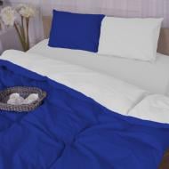 Комплект постельного белья MirSon Pablo Blue (11-2107+19-4150) белый/синий