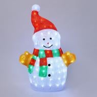 Декорация литой Снеговик 42х31х65 см QC6045 светодиодная (LED) 120 ламп 65 см