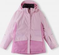 Куртка горнолыжная для девочек Reima Reimatec Hepola р.134 розовый 5100280A-4010