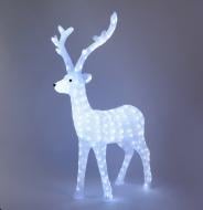 Декорация литой Олень 89х30х135 см QC6052 светодиодная (LED) 240 ламп 135 см
