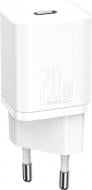 Мережевий зарядний пристрій BASEUS Super Si USB-C 20W (TZCCSUP-B02) White