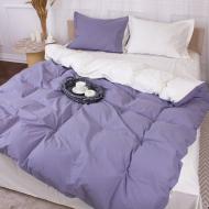 Комплект постільної білизни MirSon Poplin Line 002+056 Kathleen білий/сірий