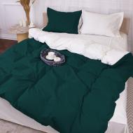 Комплект постельного белья MirSon Poplin Line 002+091 Ellen белый/зеленый