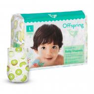 Подгузники Offspring Hairykiwi L 9-14 кг 36 шт.
