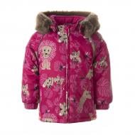 Куртка для девочки HUPPA р.98 фуксия/с принтом 17210030-03063-098