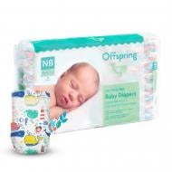 Подгузники Offspring Willy the Whale NB 3-5 кг 56 шт.