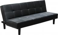Диван прямой Чикаго черный 1800x790x860 мм