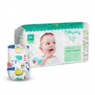 Подгузники Offspring Willy the Whale M 6-9 кг 42 шт.