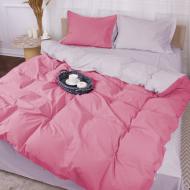 Комплект постільної білизни MirSon Poplin Line 054+041 Daniel сірий/рожевий