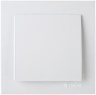 Вимикач одноклавішний Nilson Touran без підсвітки білий 24111001