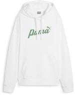 Джемпер Puma ESS+ SCRIPT HOODIE TR 67934802 р.S белый