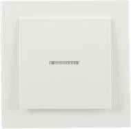 Выключатель одноклавишный Nilson Touran с подсветкой белый 24111002