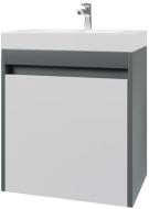 Тумба подвесная Акваріус SLIM 50 белый/графит