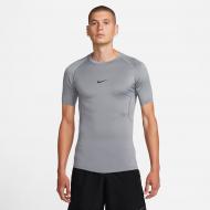 Футболка Nike M NP DF TIGHT TOP SS FB7932-084 р.L серый