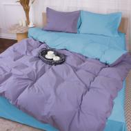 Комплект постельного белья MirSon Poplin Line 067+056 Kevin серый/синий