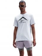 Футболка Nike M NK DF TEE TRAIL LOGO FQ3914-085 р.L серый