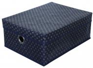 Короб для хранения с кришкой Тарлев 15312 Navy blue синий 160x400x300 мм