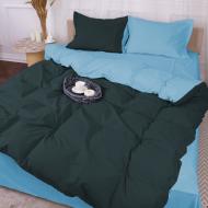 Комплект постельного белья MirSon Poplin Line 067+091 Margie голубой/зеленый