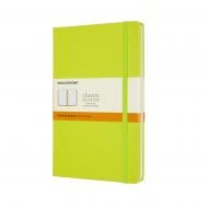 Блокнот для записей Classic 13х21 см линия лимонный зеленый QP060C2 Moleskine