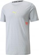 Футболка Puma Fussball STREET Tee 65759101 р.M світло-сірий